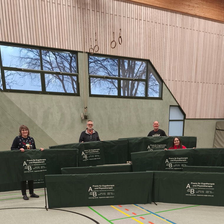 Neue Tischtennis Banden von Axel Böge