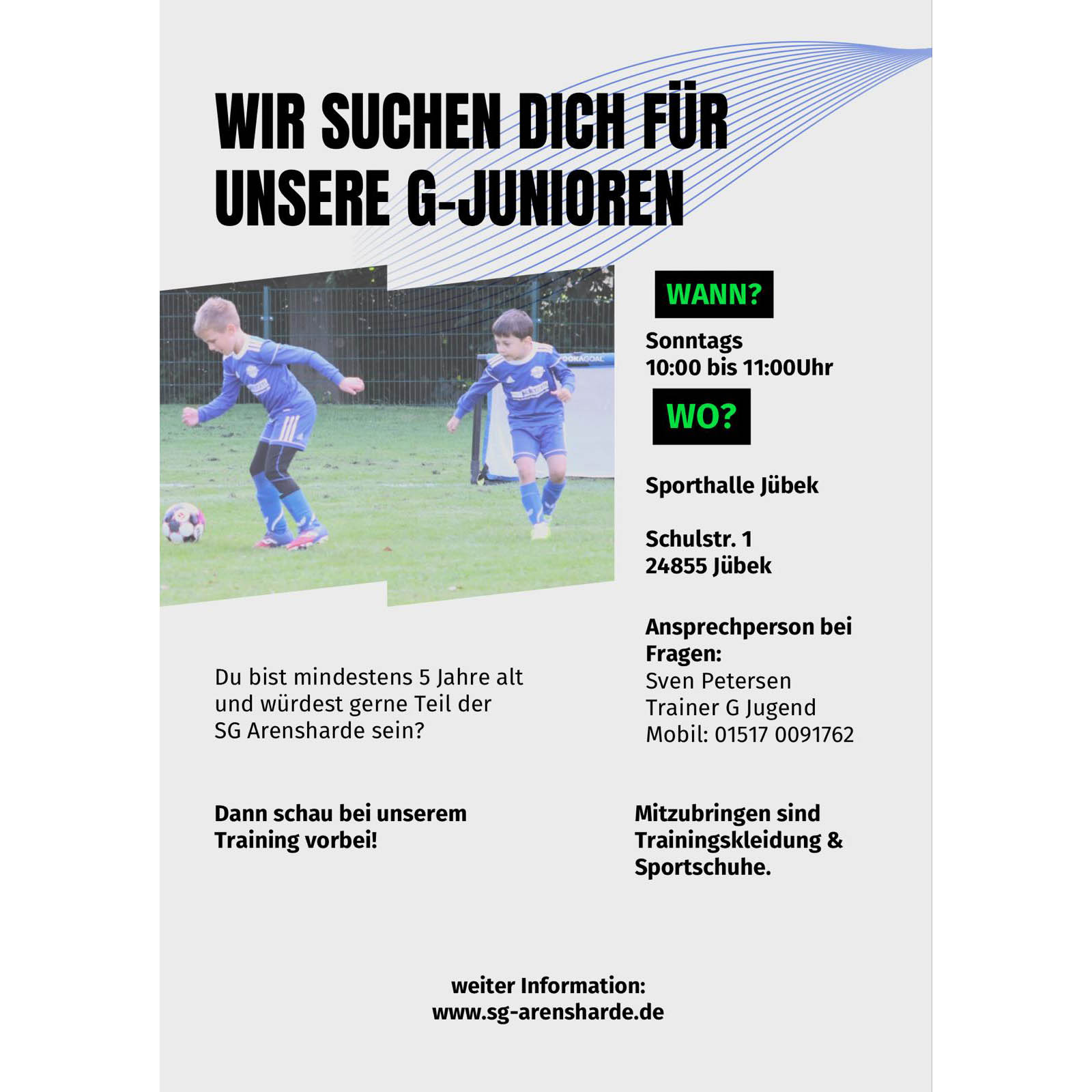 Wir suchen Dich: G-Jugend ⚽️