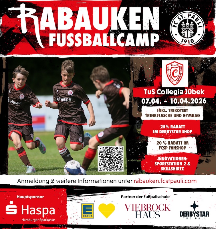 07.-10.04.26: FC St. Pauli Rabauken Fussball Camp