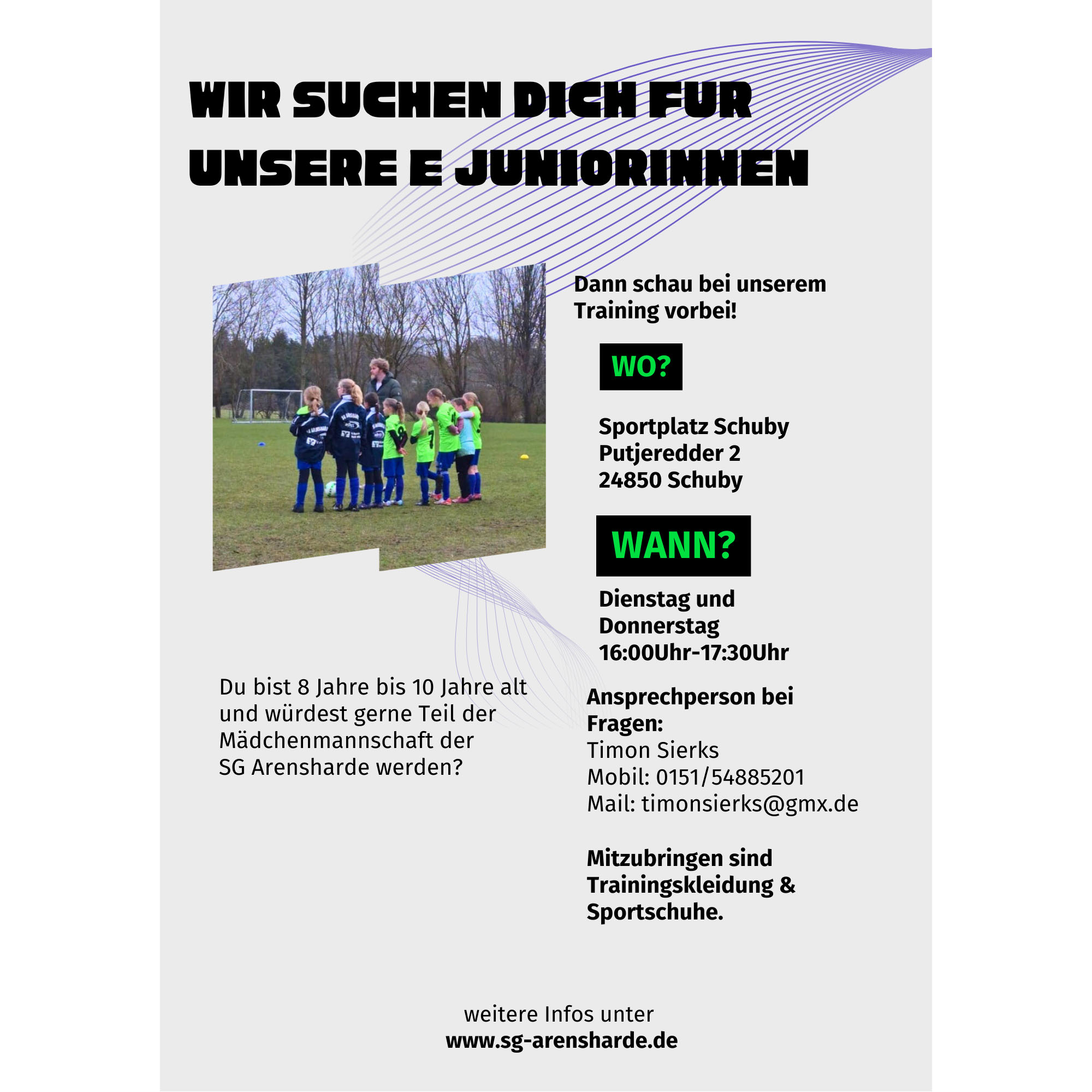 Wir suchen Dich: E-Juniorinnen ⚽️