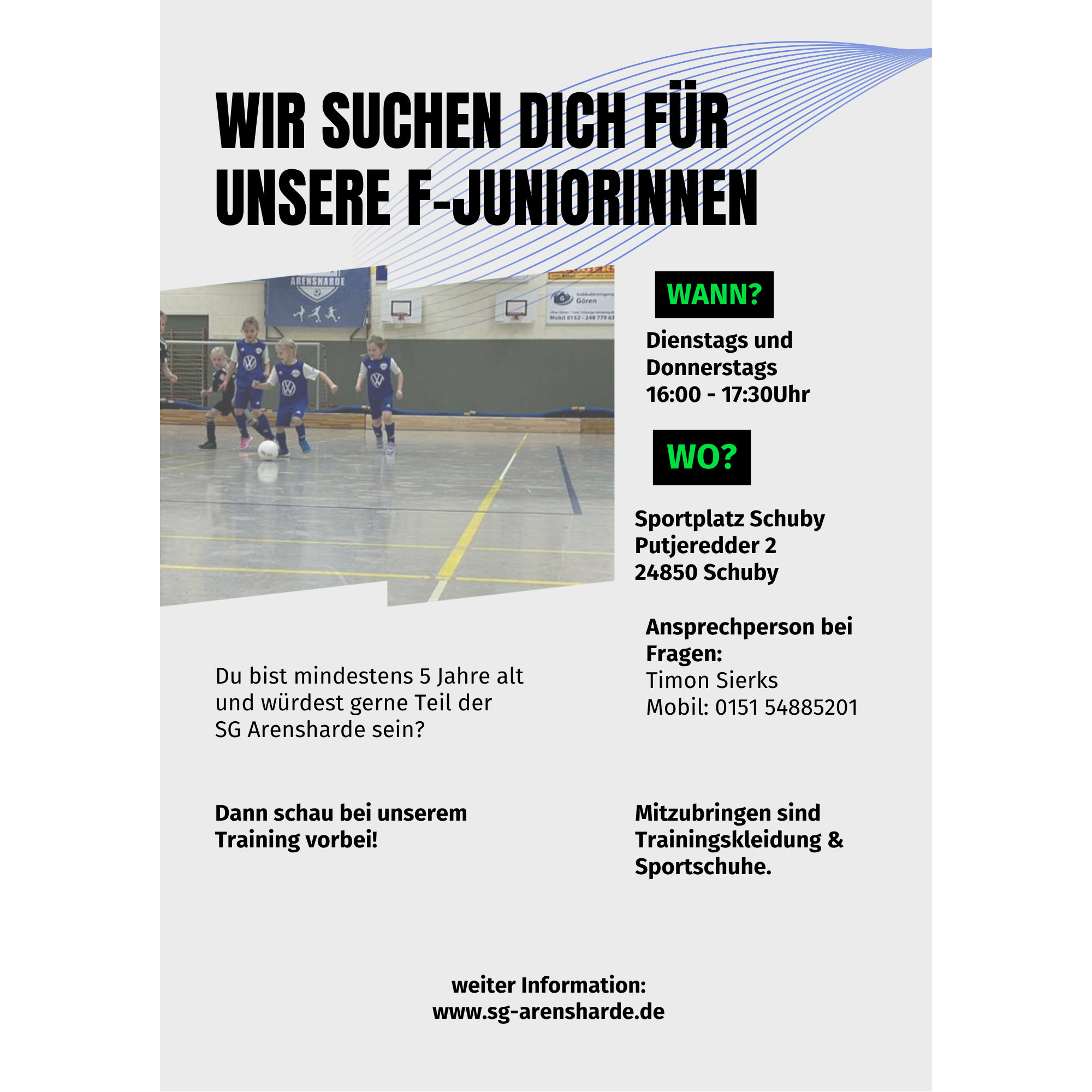 Wir suchen Dich: F-Juniorinnen ⚽️