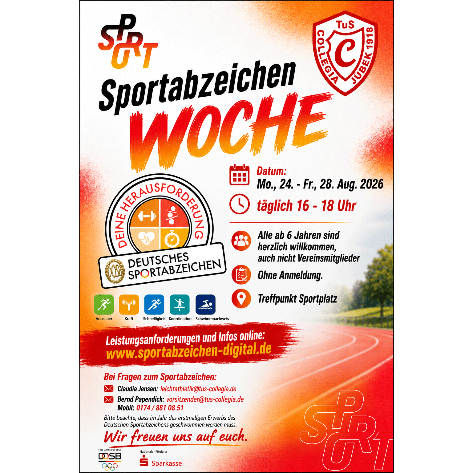 Sportabzeichen-Woche 24.-28.08.26
